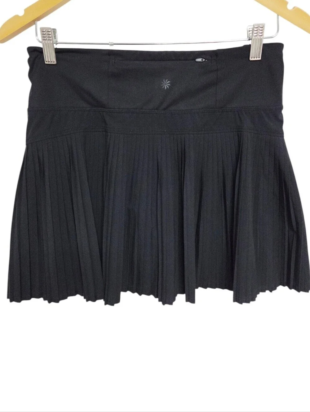 Athleta Backspin Pleated Tennis Skort Black XSmall